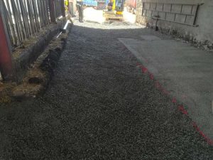 Construction d'un chemin accès à Flaugnac