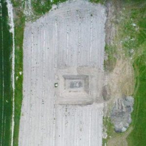 BASSIN POUR MISE EN PLACE GEOMEMBRANE