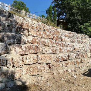 ENROCHEMENT DE 5,30M DE HAUT