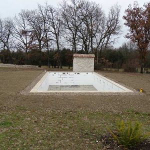 Réalisation d’un trou de piscine