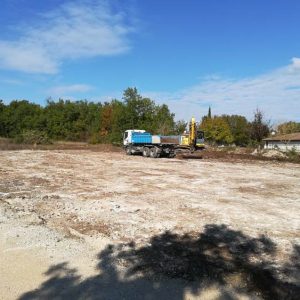 Terrassement d’une école maternelle avec l’entreprise Lafage