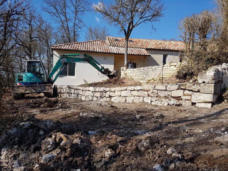 Terrassement à Flaugnac