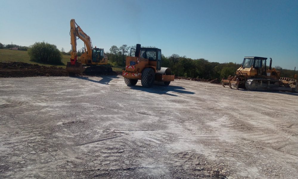 Terrassement d'un client