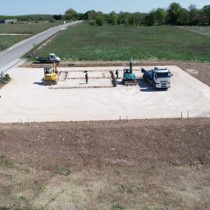 RÉALISATION D'UNE CHAMBRE FUNÉRAIRE (PHOTOS DRONE)