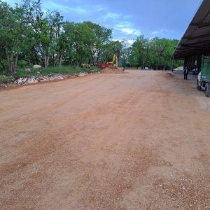 EMPIERREMENT AUTOUR D'UN BÂTIMENT AGRICOLE